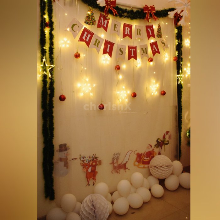 Diy christmas backdrop ideas