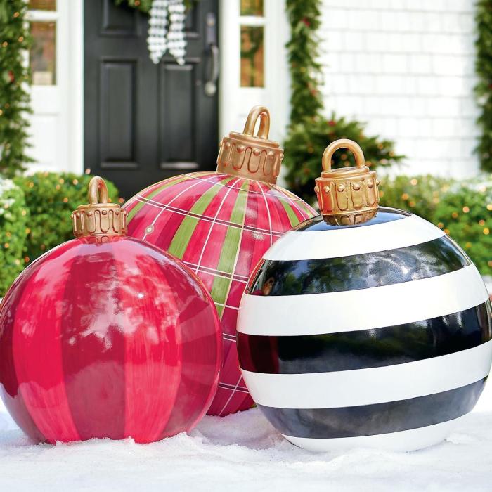 Diy giant christmas ornaments