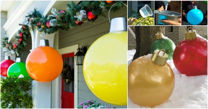 Diy giant christmas ornaments