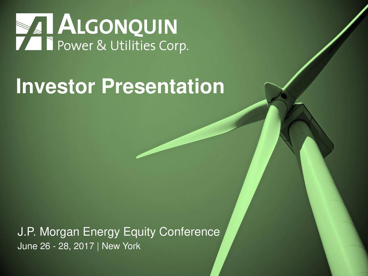 Algonquin power stock price