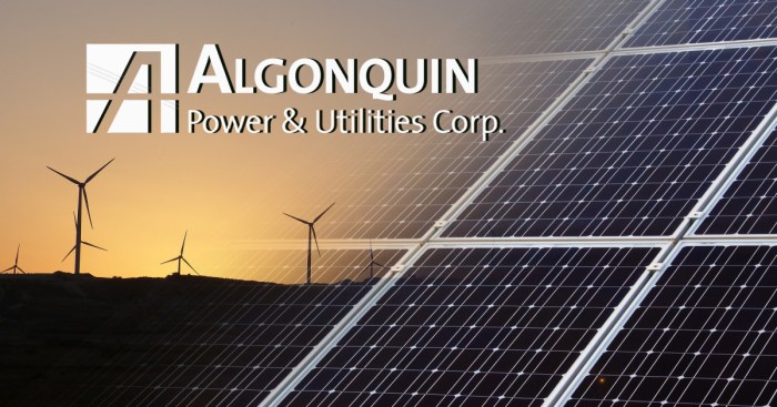 Algonquin power stock price